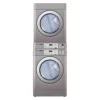 Сдвоенные сушильные машины LG модели RV1840C7 (stack) и RV1840C4 (single)